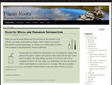 Tablet Screenshot of paganroots.net
